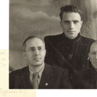 В. Ф. Жданов, И. Ф. Бурлака, Г. И. Хайкин, 1956 год