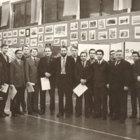 Гомельские архитекторы, декабрь 1972 года. И. Ф. Бурлака – крайний слева